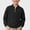 Black, variant on Boys Long Sleeve Polo Shirt (3-15) School Uniform with Half-Zip Tops Light Blue Size 9