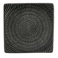 thumbnail image 1 of 5.125 in. Urban Black Curved Square Porcelain Plate, 1 of 1
