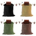 thumbnail image 3 of Soidarity Bolsa de forraje PU Mini Mushroom Cosecha Bolsa Llaves Monedas Contenedor Acampar al aire libre Cinturón marrón Type3 NO3, 3 of 6