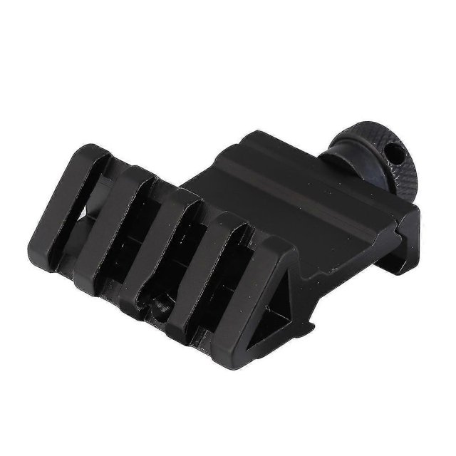 5X4.5cm Black 45 Degree Side Rail Mount Offset Rail Mount For Flashlight Outdoor (black) Dt2788