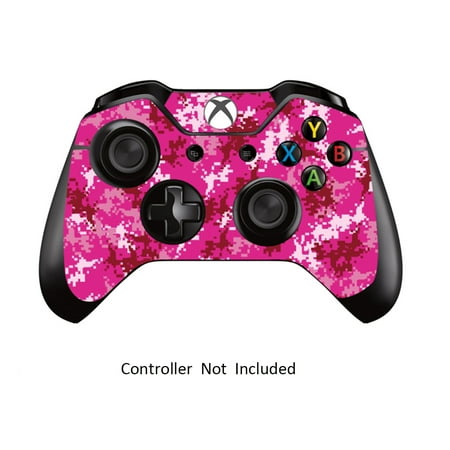 Xbox Controller Pink Skins Stickers for Xbox One Games Controller - Custom Orginal Xbox 1 Remote Controller Wired Wireless Protective Decals Covers - High Gloss Protector Accessories - Digicamo Pink ()