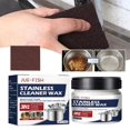 thumbnail image 3 of Stainless Steel Stain Cleaning Wax Heavy Oil Stain Removal Paste for Cookware, 3 of 5
