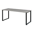 thumbnail image 2 of Hirsh 30"x60" Open Metal Desk for Commercial or Home Office -  Black / Gray Elm, 2 of 4