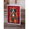 thumbnail image 2 of Entlebucher Mountain Dog Holiday Christmas Greeting Cards Pack of 8 7 in x 5 in, 2 of 3