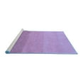 thumbnail image 2 of Ahgly Company Machine Washable Indoor Round Abstract Blue Modern Area Rugs, 7' Round, 2 of 4