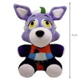 thumbnail image 4 of Roxanne Wolf Plush - 8" FNAF Security Breach Plush Stuffed Animal Doll Purple Wolf Toy for Boy Girl, 4 of 5