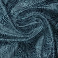 thumbnail image 5 of Ambesonne Dark Garden Valance Pack of 2, Abstract Flourishes, 42"X18", Dark Blue and Turquoise, 5 of 5