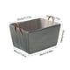 thumbnail image 5 of Cesta de ropa suciacesta de almacenamiento de mimbrecesta tejida para ropa sucia y snacks, almacenamiento de hogar, estilo japonés, resistente, plegable, material de mimbre, diseño de 2, 5 of 9