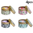 thumbnail image 2 of Coofit Aromatherapy Candles Round Romantic 4PCS Scented Candle Tin Jar Candle for Home, 2 of 10