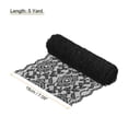 thumbnail image 2 of Uxcell 7 Inch Wide 5 Yard Lace Ribbon Floral Pattern Black Color Lace Trim Ribbon for Sewing Making, and DIY Crafts, 2 of 5