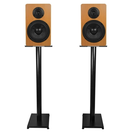 Pair Rockville Rockshelf 54c Classic 5 25 Home Bookshelf Speakers