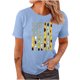 thumbnail image 1 of Camiseta de manga corta suelta con cuello redondo y estampado informal a la moda para mujer Fridja  hjk4561, 1 of 4
