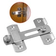 thumbnail image 2 of Stainless Steel Door Latch Latch Buckle for Home Bedroom Supplies Ornament for Locking shed Doors Furniture Cabinet Boxes L, 2 of 8