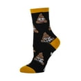 thumbnail image 3 of Oooh Yeah Womens Funny Poop Crew Socks, Novelty Cotton Socks, Got Real, Size 5-10, 3 of 5