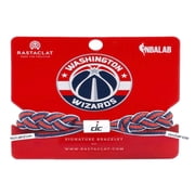 Rastaclat Basketball Washington Wizards Alternate Braided Bracelet- Navy & White