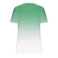 thumbnail image 4 of Xdegoge Summer Savings Womens Summer Tops Square-Neck Shirts Short Sleeve Tops Dressy Casual Tunic Blouses Floral Fashion Loose Fit T Shirts Purchases / History Liquidaciones De, 4 of 5