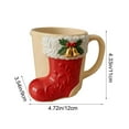 thumbnail image 3 of Hometravel Vintage Christmas Coffee Mug, Handcrafted Resin Holiday Theme Cup, Festive Drinkware for Office, Home, Seasonal Beverages, 3 of 9