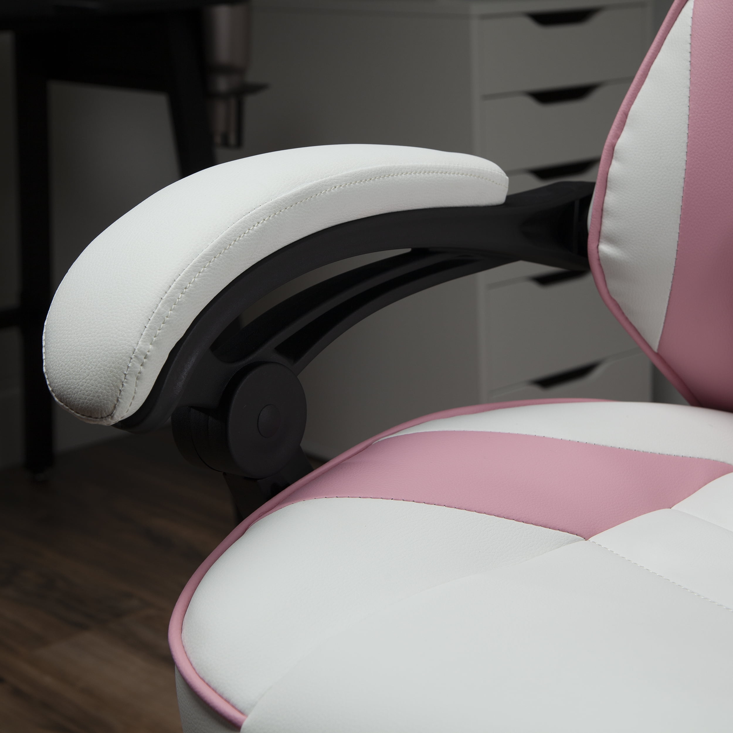 Respawn gaming chair pink and online white