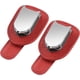thumbnail image 1 of 2 paquetes de colgador de gafas de cuero, soporte Universal para gafas de coche, soporte para gafas de sol, Clip, colgador de gafas de cuero oso de fresa Electrónica, 1 of 5