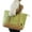 Green, variant on Women Jute Leisure Shoulder Tote Bag Twill-Cotton Lining and Zipper Closure