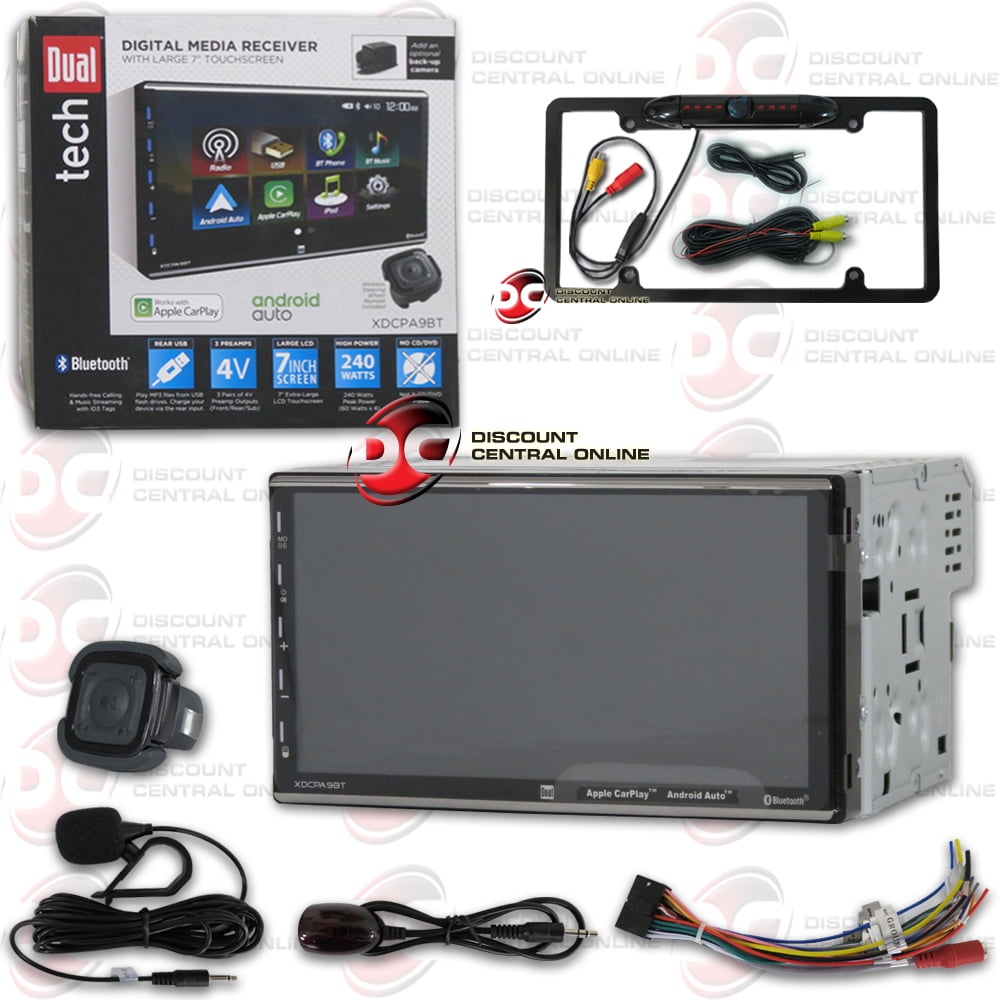 Dual XDCPA9BT 2DIN 7inch Digital Media USB Car Stereo with Bluetooth