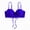 A121-Blue, variant on Women Bikini Top - Full Coverage Bathing Suit Top Push Up Swimsuit Tops Large Bust Swim Tops No Bottom White,S