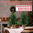 thumbnail image 5 of Artificial Christmas Tree with Realistic Branches Flocked Pine Christmas Decorations for Holiday Home Office Indoor Use C, 5 of 6