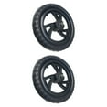 thumbnail image 4 of yotijay 1 Pair Balance Bike Replacement Wheels Lightweight Black Non Inflatable Training Triangular Wheel Hub, 4 of 8