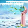 thumbnail image 4 of ZhyrZng 2025 New High-speed Refrigeration Fan Handheld USB Brushless Intelligent Digital Display 100 Mini Portable Fan Mini Fan Pink Portable Desktop Handhold Waist Fan, 4 of 6