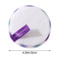 thumbnail image 3 of Powder Double Clean Puff Water Face Makeup Lazy Soft Remover Sided Puff Beauty Tools, Pink Puff, 3 of 9