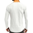 thumbnail image 4 of Dpityserensio T-shirt Ample à Manches Longues pour Homme Col Rond T-shirt Uni, 4 of 4