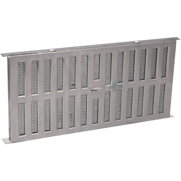 Air Vent 16 in. H X 8 in. W Silver Aluminum Foundation Vent