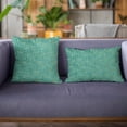 thumbnail image 2 of Plutus Tourmaline New Planet Cut Velvet Luxury Throw Pillow - Double sided 26" x 26", 2 of 5