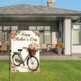 thumbnail image 3 of AMHNF Linen Garden Flag for Mother's Day Spring Summer Home Outdoor Garden Yard Door Decor 12x18 inch, 3 of 5