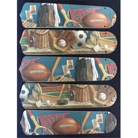

Ceiling Fan Designers 52SET-KIDS-CS Classic Sports 52 in. Ceiling Fan Blades Only