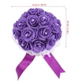 thumbnail image 2 of NUOLUX Ramo De Flores Para Novia En Tono Morado Con Para Arreglos De, 2 of 5