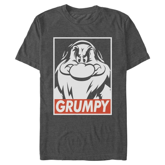 Mens Disney Grumps Box Logo T Shirt