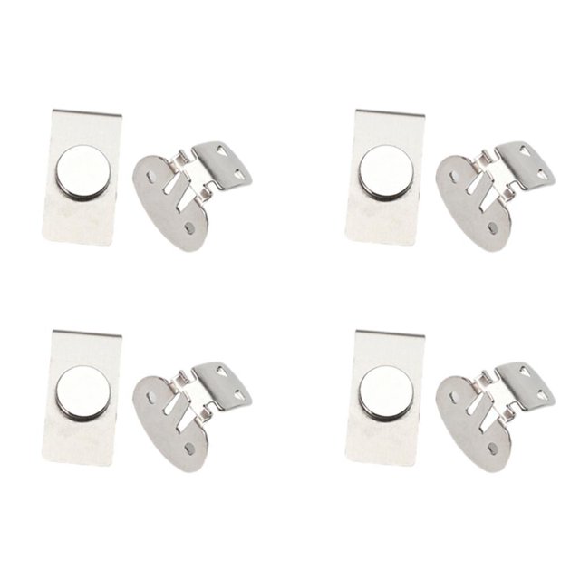 Guardurnaity 8X Invisible Magnetic Tie Stay Electroplate Anti-floating Anti-wrinkle Clip Carteras
