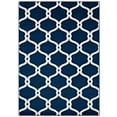 thumbnail image 2 of Modway Beltara Chain Link Transitional Trellis 5x8 Area Rug in Moroccan Blue and Ivory, 2 of 7