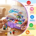 thumbnail image 5 of 3000PCS Arts and Crafts Supplies for Kids DIY Craft Kits Art Supplies Materials Kids Crafts Set with Pipe Cleaners Craft Box Preschool Homeschool Toys Gift for Boys and Girls Age(Purple), 5 of 11