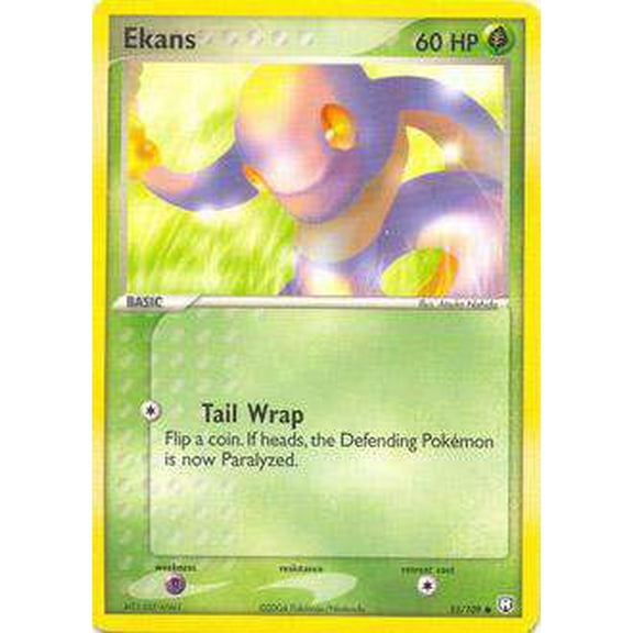 Pokemon Team Rocket Returns Common Ekans #55