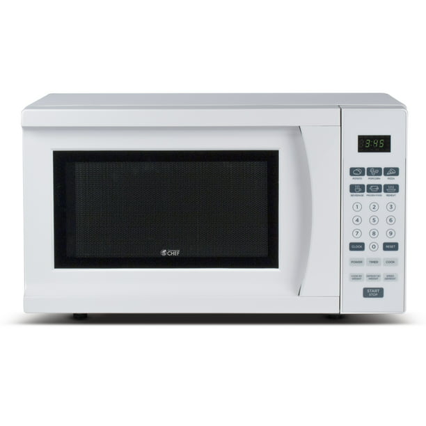 Commercial Chef CHM770W 0.7 Cubic Feet Microwave Oven, White