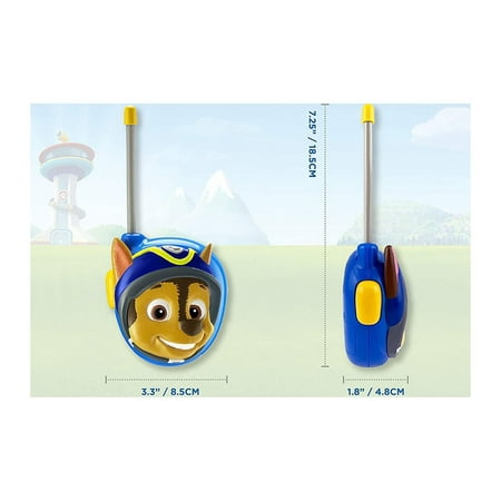 eKids - Paw Patrol Walkie Talkies - Yellow/white/red/blue