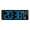 Blue, variant on Outoloxit 17.3 Inch Large LED Digital Wall Clock with Remote Control, Alarm, Temperature Humidity Display, and Night Light for Living Room, Bedroom