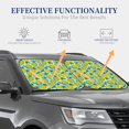 thumbnail image 4 of Bingfone Lemon1 Windshield Sun Shade 2-Piece Foldable Car Front Window Sunshade for Most Sedans SUV Truck-Medium, 4 of 6