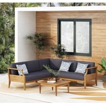 ASTON 4-PIECE SOFA SET, DARK GRAY