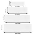 thumbnail image 3 of Efavormart Set of 4 | White Plexiglass Sheet, DIY Acrylic Sheets Sign Board With Protective Film - 3mm Thick for Home, Indoor, Outdoor Decor, Window Replacement, Display Cases, 3 of 11