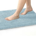 thumbnail image 4 of Yafa Home Fashion 2 Piece Solid Microfiber Soft Bathroom Rug Set, Non-Slip TPR Backing, 4 of 5