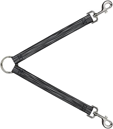 Buckle-Down Dog Leash Splitter Concrete Finish Grays 1 Foot Long 1 Inch Wide
