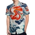 thumbnail image 4 of High Quality Hawaiian Shirts for Men Short Sleeve Aloha Beach Shirt Floral Summer Casual Button Down Shirts Blouses 8FLGD9, 4 of 7
